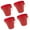 Red, variant on hejhncii Colorful Round Metal Containers For Organizing Stationery Small Home Accessories