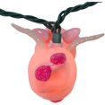 thumbnail image 2 of Kurt S. Adler 10-Light Pink Flying Pig String Lights – 144-Inch Holiday Décor, 2 of 10