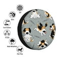 thumbnail image 4 of Kdxio Spare Tire Cover for RV Trailer, Waterproof Wheel Cover,Camper Spare Tire Cover Fit for Rv SUV Truck Travel Trailer 15 inch-Funny Beagle Active Dog, 4 of 8