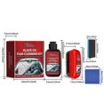 thumbnail image 2 of Automotive Oil Film Cleaning Brush Kit with Agents/Sponge Long Lasting Protection Glass Cleaning Board for Car Care, 2 of 5