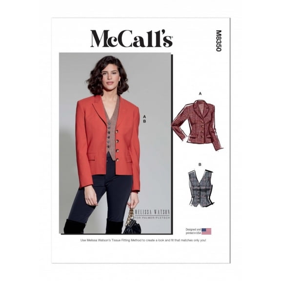 McCalls Sewing Pattern 8350 Women E5 (14-16-18-20-22)