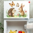 thumbnail image 6 of nvzhuang Animal Wall Decals Rabbit Hedgehog Butterfly Floral Stickers for Wall Bathroom Living Room Home Decor, 6 of 9
