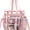 Pink, variant on Clear Tote Bag Stadium Approved 12x6x12, Thickened Heavy Duty PVC Transparent Tote Bag Water Resistant