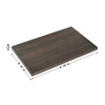 thumbnail image 6 of Flash Furniture 30x48 Solid Wood Indoor 1.5 Inch Thick Rectangular Tabletop in Dark Brown, 6 of 11