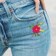 thumbnail image 5 of 4 Pcs Water Soluble Embroidery Stabilizers Flower Adhesive Hand Sewing 11.7x8.3inch Embroidery Transfer Paper Boho Leaf for Stitch Embroidery Designs Hand Sewing Lover, 5 of 8