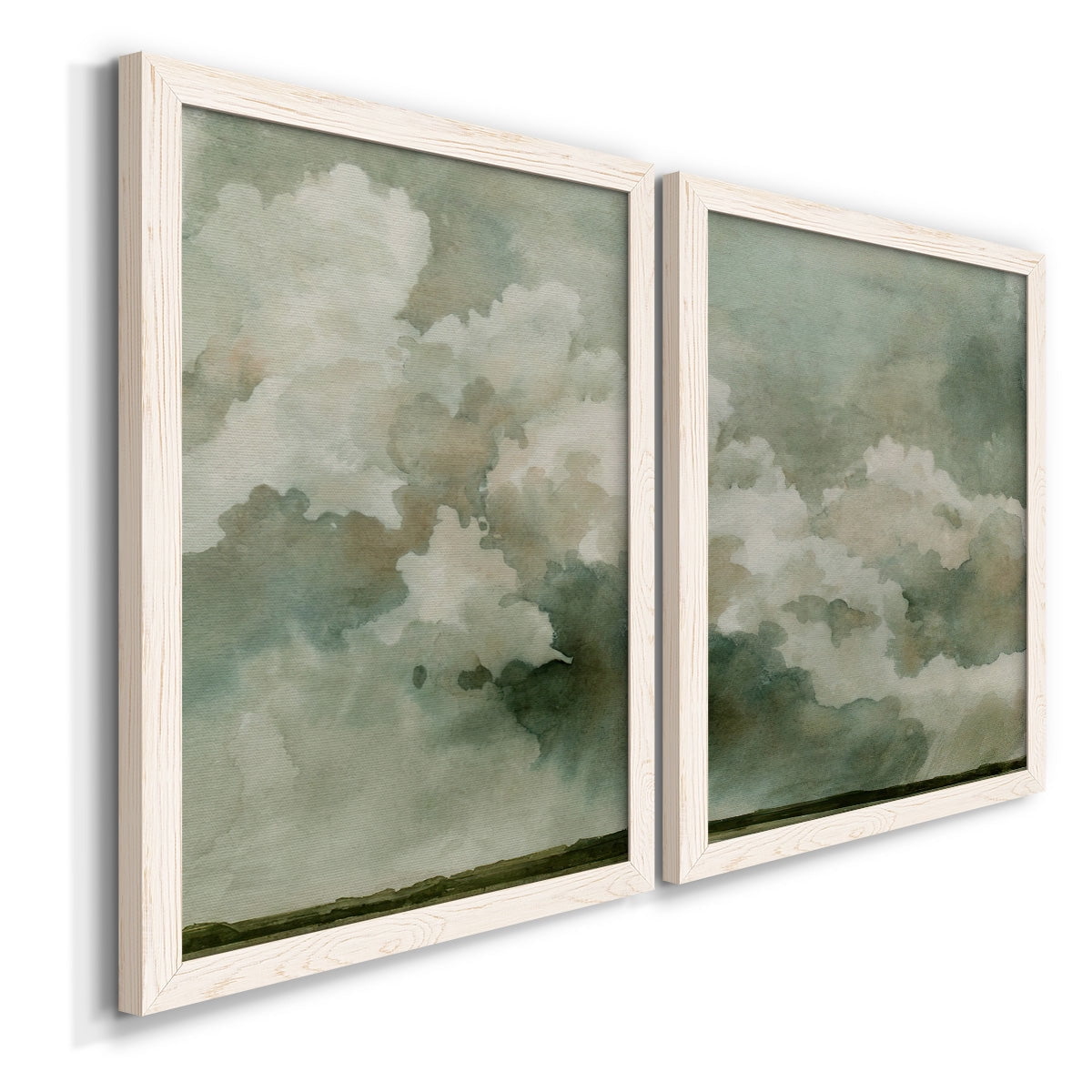 Coming Rain I - Premium Framed Canvas 2 Piece Set - Ready to Hang