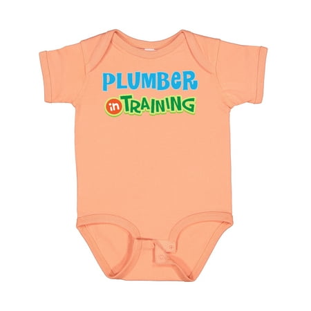 

Inktastic Plumber in Training Gift Baby Boy or Baby Girl Bodysuit