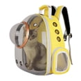 thumbnail image 3 of Portador de viaje Portátil Sunnimix para mascotas Space Capsule 11x13x16.5 pulgadas amarillo, 3 of 8