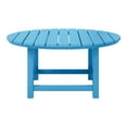 thumbnail image 3 of WestinTrends Malibu Low Outdoor HDPE Round Patio Coffee Table, Pacific Blue, 3 of 15