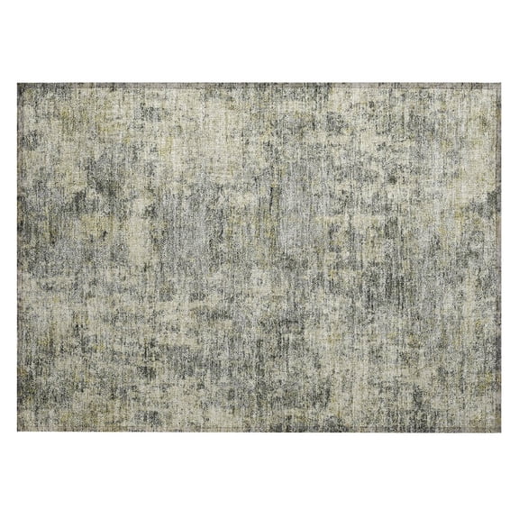 Dalyn Rugs Machine Washable Indoor/Outdoor Chantille ACN2061 Pewter 1'8" x 2'6" Rug