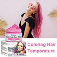 thumbnail image 2 of ikzee Coloring Hair Wax, Pink - Hair Styling Clay Washable - Temporary Hair Dye - Hair Color Wax For Women Men Kids Party Cosplay, 2 of 9