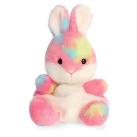 Aurora - Mini Pink Adorable Stuffed Animal - 5.5" Bubblegum Jellybean Bunny - Palm Pals