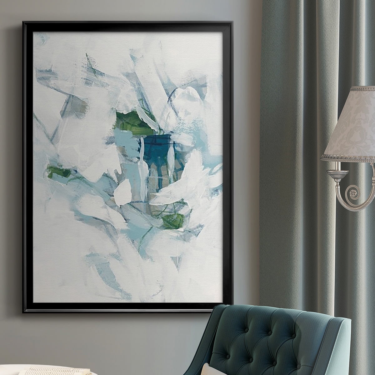 Ice Cavern III Premium Framed Print, in Gold, Black, or Silver - Ready to Hang