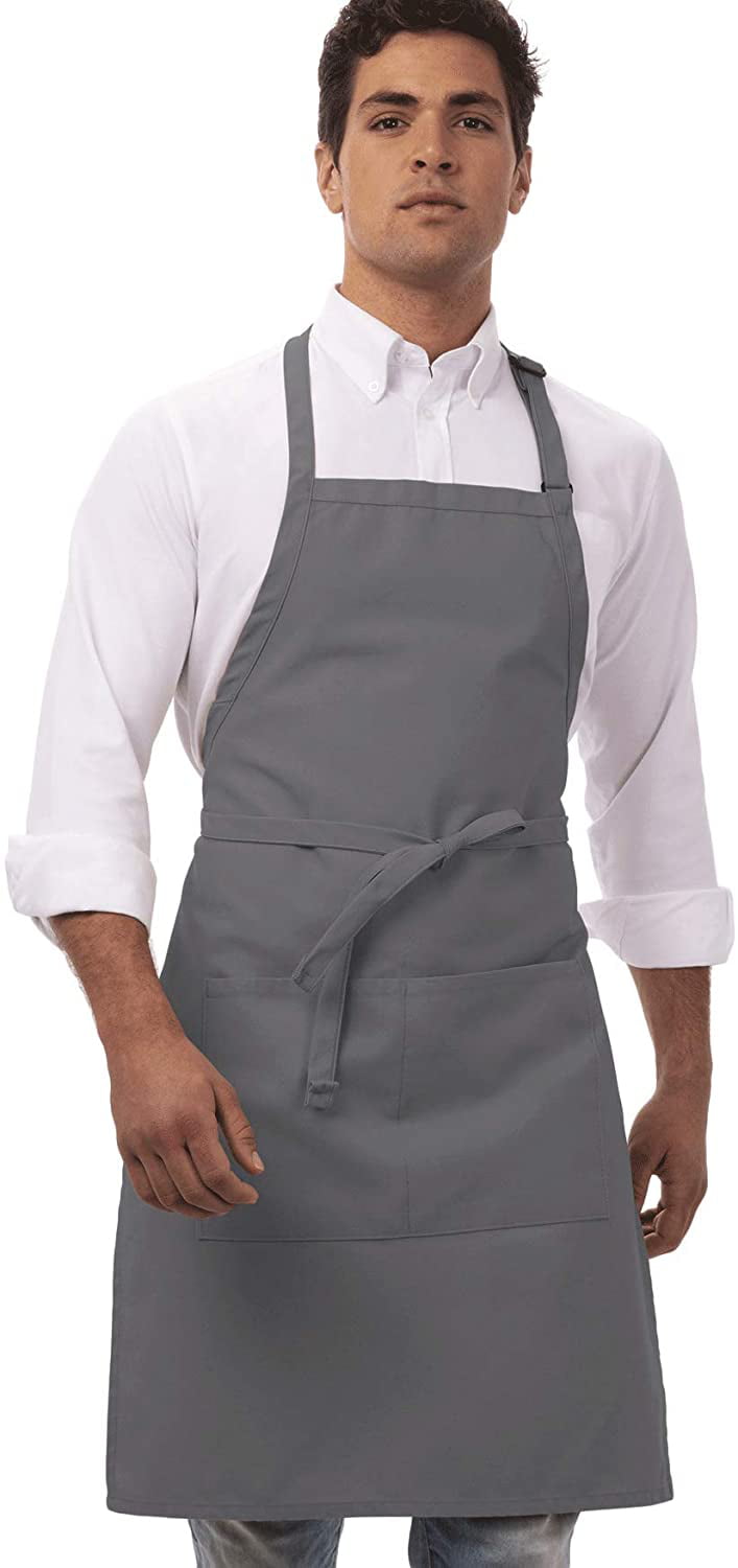 34-Inch Length by 24-Inch Width US Black Chef Works unisex adult Butcher kitchen aprons 