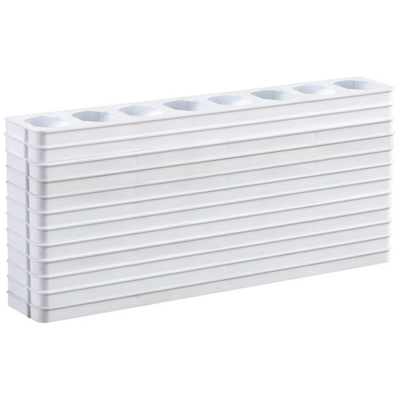 Dixon Ticonderoga X00825 Refillable Oval Watercolor Tray, White, 12/pack