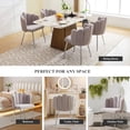 thumbnail image 6 of JONPONY Dining Chairs Modern Upholstered Set of 6 Dining Room Chairs for Living Room, Bedroom, Kitchen,Light Gray, 6 of 9