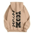 thumbnail image 5 of VBARHMQRT Ladies Senior Mom 2025 Shirt 2025 Graduating Class Sweatshirt T Shirt Alphabet Print Long Sleeved Hoodieladies Senior Mom 2025 Shirt 2025 Graduating Class Sweatshirt T Shirt Alphab, 5 of 5