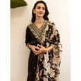 thumbnail image 2 of Indo Era Ethnic Motifs Embroidered Regular Thread Work Kurta with Salwar & Dupatta - Indian Ethnic Traditional Wear Kurta Set, 2 of 8