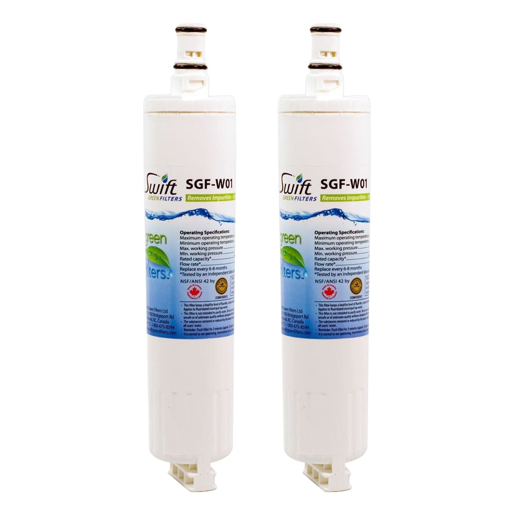 Swift Green Filters Replacement for Whirlpool 4396508 Refrigerators Water Filters(Pack of 2