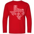 thumbnail image 3 of Inktastic Houston Texas Long Sleeve Youth T-Shirt, 3 of 5