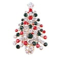 thumbnail image 1 of Dsscvnef Christmas Tree Brooch Snowflake Garland Fashion Pin for Elder Shoes Holiday Party, 1 of 1