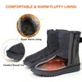 thumbnail image 6 of Snow Boots for Women, Warm Boots Waterproof Short Winter Boots Side Zipper Anti Slip Boots Ankle Snow Bootie Comfort Shoes, 6 of 7