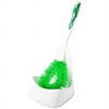 Libman Toilet Brush With Holder Caddy Green White