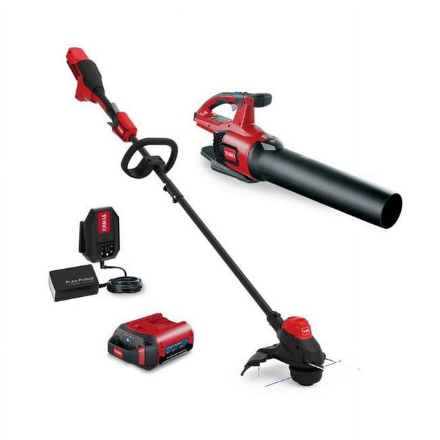 Toro Flex-Force 60V Max 2-Tool Combo Kit Leaf Blower & 13'' String Trimmer