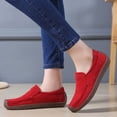 thumbnail image 6 of Loafers for Women Comfortable Business Casual Shoes Womens Dressy Slip On Office Work Flats Shoes Women's Solid Color Round Toe Penny Shoes, 6 of 9