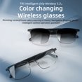 thumbnail image 5 of 2024 Smart Glasses with Auto-Dimming Lenses, 3-Second Color Change, Hands-Free Call & Music, Anti Blue Light, Unisex for Office/Outdoor/Driving/Gifts, 5 of 11