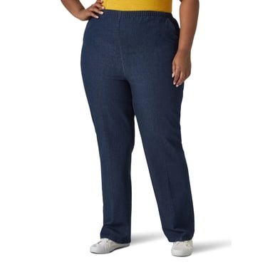 Chic Women's Plus Comfort Collection Elastic Waist Pull On Jean