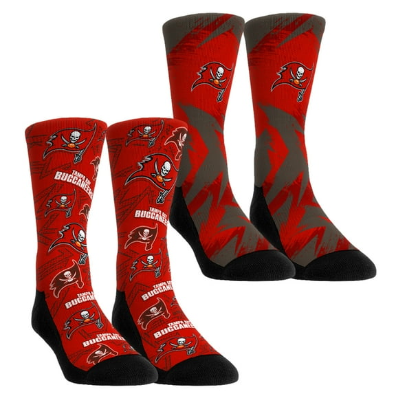 Youth Rock Em Socks  Tampa Bay Buccaneers Game Day Two-Pack Crew Sock Set