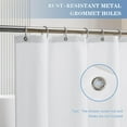 thumbnail image 4 of EcoNesxp Fabric Shower Curtain Liner Set 72 x 8 Individual Magnets, 4 of 5