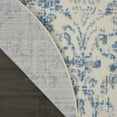 thumbnail image 4 of Nourison Bliss Vintage Farmhouse Ivory/Blue 5'3" x Round Area Rug, (5' Round), 4 of 6