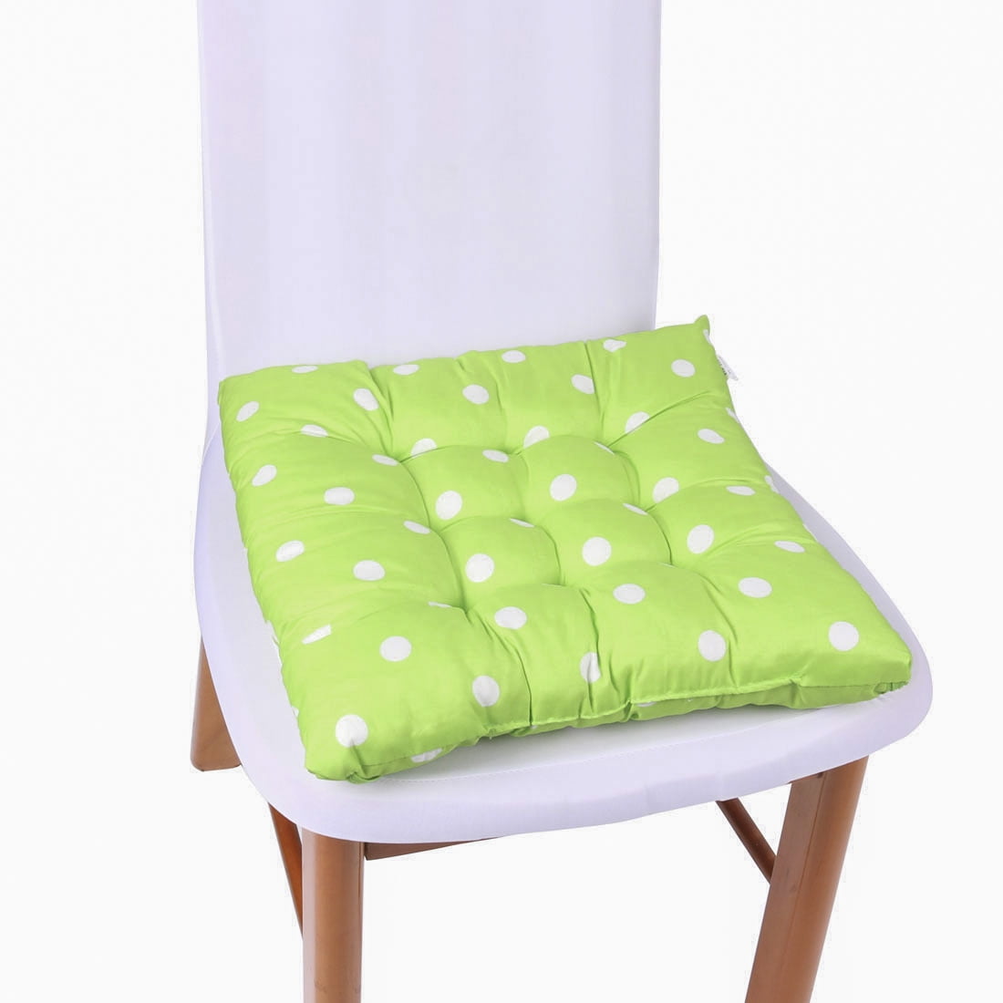 PiccoCasa Patio Home Garden Polyester Back Support Cushion Chair Pad Green