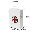 thumbnail image 2 of Botiquin De Emergencia Grande Blanco Lamina Sin Contenido, 2 of 4