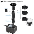 thumbnail image 6 of Fountain,Solar Powered Water Pump 1.6w Solar Kit Pump 7v 1.4w Pond Patio And Patio And Fish Panel Kit Pump Pump 7v With 4 Nozzle 1.6w Solar With Pump Qisuo Solar, 6 of 6
