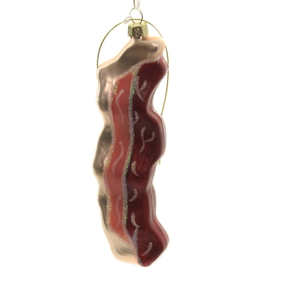 Bacon - One Ornament 5.75 Inch, Glass - Breakfast Go1299