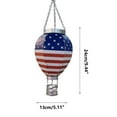 thumbnail image 3 of Darzheoy Hot Air Balloon Solar Lantern with Flickering Flame Hanging Solar Lanterns Outdoor Lights Waterproof Lanterns Decorative Garden Patio Yard Party Decor, 3 of 4