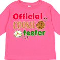 thumbnail image 4 of Inktastic Official Cookie Tester Christmas Cookies Boys or Girls Long Sleeve Toddler T-Shirt, 4 of 5