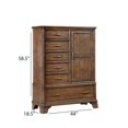 thumbnail image 3 of Intercon Furniture Telluride Bedroom 6-Drawer Wood Gentleman's Chest in Oak, 3 of 5