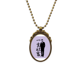thumbnail image 1 of Los esclavos dieron sus vidas. Collar Retro Elíptico Colgante Achinado Unbranded M, 1 of 3