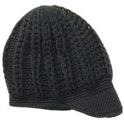 No Boundaries - Crocheted Newsboy Hat