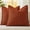 Brick Red, variant on 2-Pack Decorative Throw Pillow Covers with Textured Ribbed Design, Cozy Modern Cushion Covers for Sofa Couch Bed Home Décor (Cover Only)