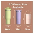 thumbnail image 5 of Nomad 32 oz with Handle and Straw Lid, Leakproof, Double Insulated, 32oz Cup, Stainless Steel | Apricot Crush, 5 of 9