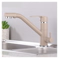 thumbnail image 2 of Kitchen Faucet Filter Water Swivel Drinking Faucet, Dual Spout Purifier Kitchen Faucets, Vessel Sink Mixer Tap Hot And Cold ,Easy to Install, 2 of 7