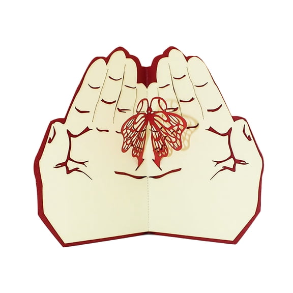 Greeting Card - Party Greeting Card - Card Card Sculpture Greeting Paper for Birthday 3D Card Greeting & Stationery - 1X Greeting Card