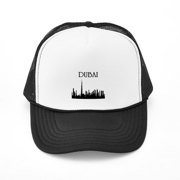 CafePress - Dubai - Adjustable Unisex Printed Trucker Hat with Mesh Back
