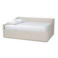thumbnail image 2 of Baxton Studio Haylie Modern and Contemporary Beige Fabric Upholstered Full Size Daybed, 2 of 6