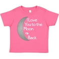 thumbnail image 3 of Inktastic I Love You to the Moon & Back. Boys or Girls Toddler T-Shirt, 3 of 5